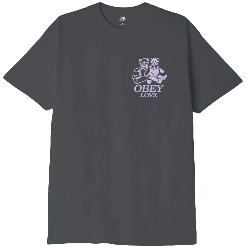 Obey Ositos T-Shirt Pigment Vintage Black Obey Ositos T-Shirt Pigment Vintage Black