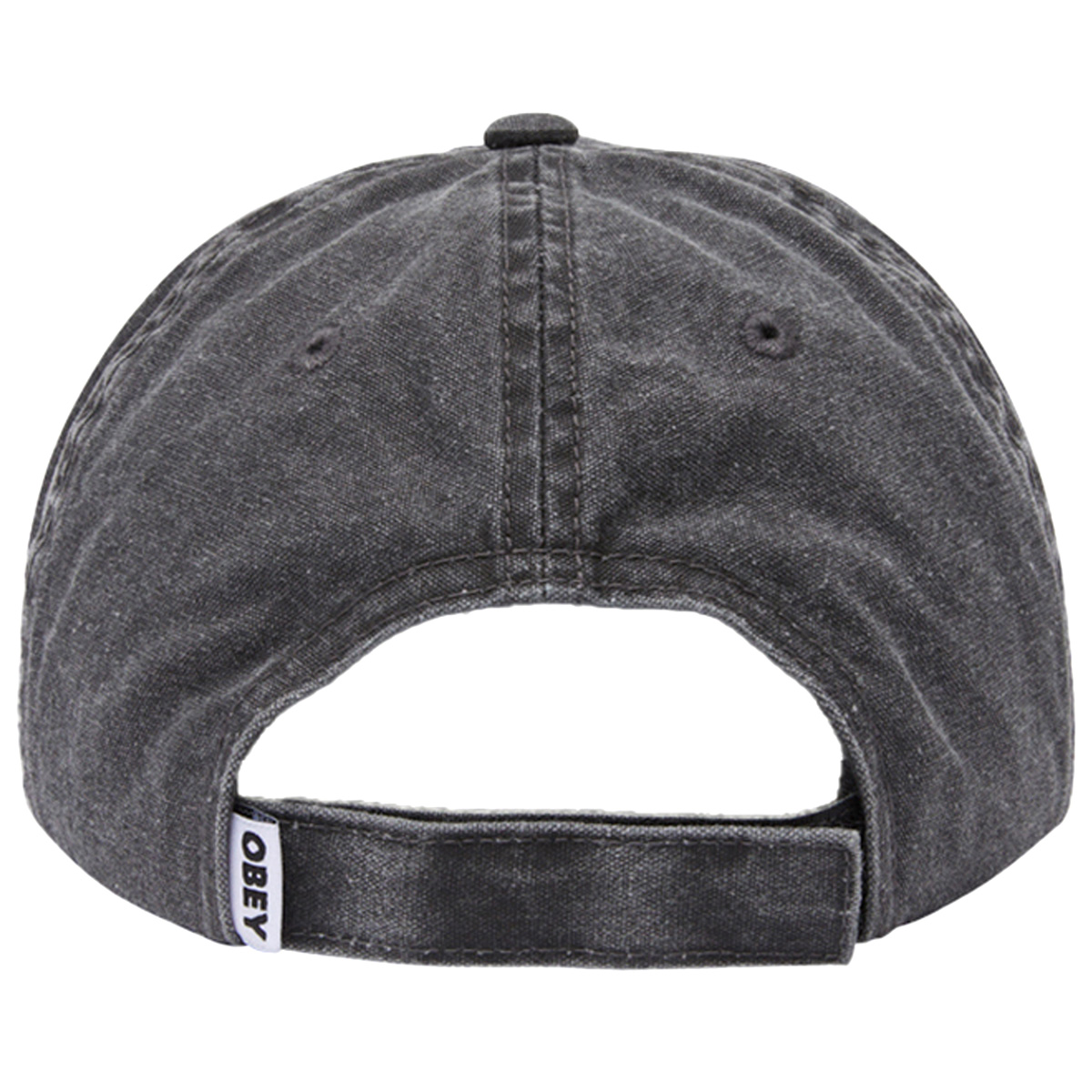 Obey Icon Eyes Pigment 6 Panel Cap Pigment Black