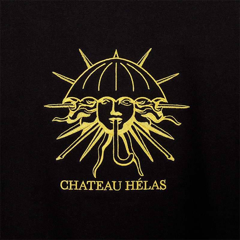 Helas Chateau Crewneck Sweater Black