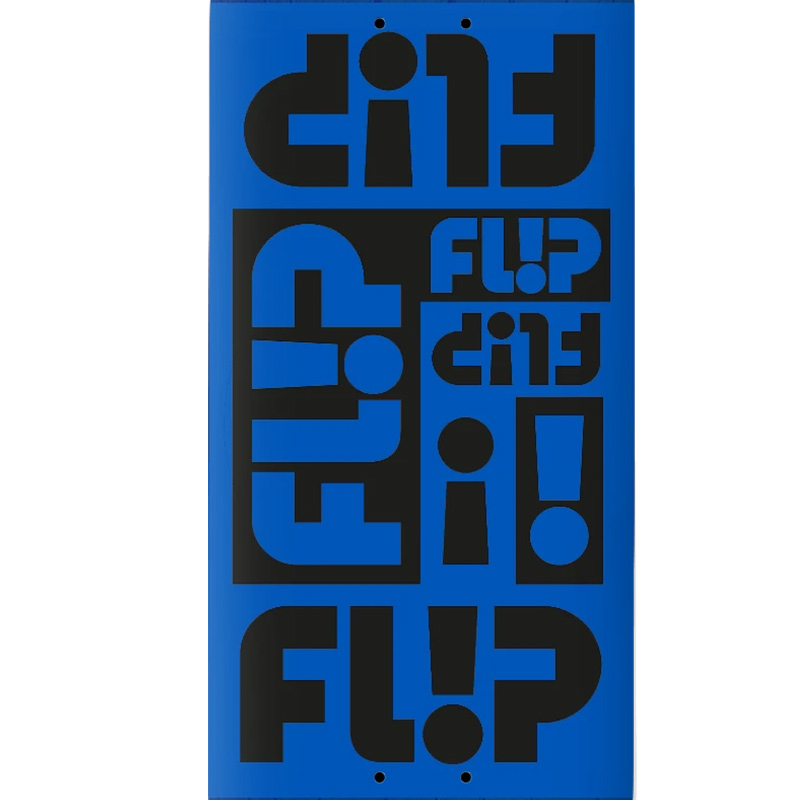 Flip Multi Odyssey Skateboard Deck Blue 8.13