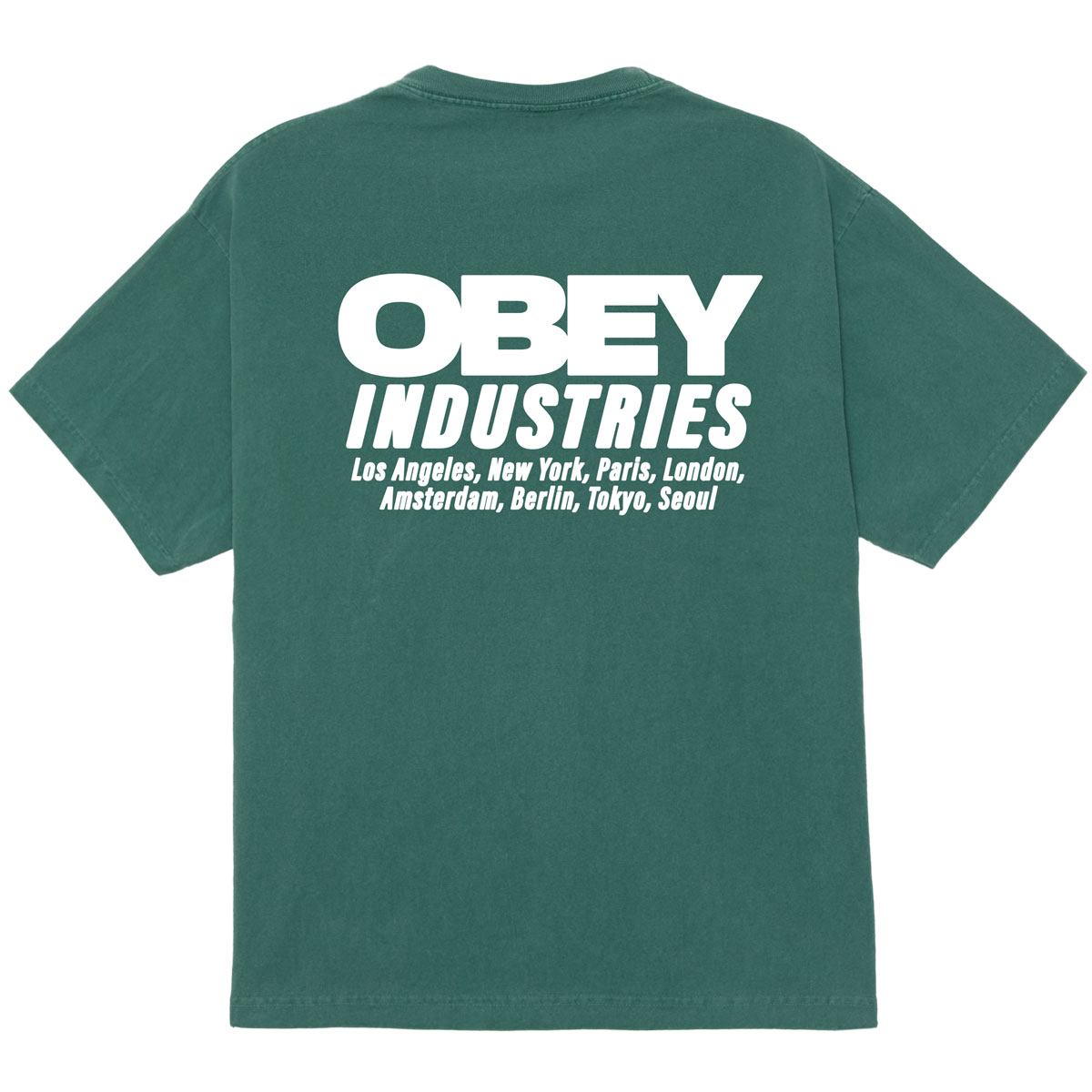 Obey Industries T-Shirt Pigment Rainforest