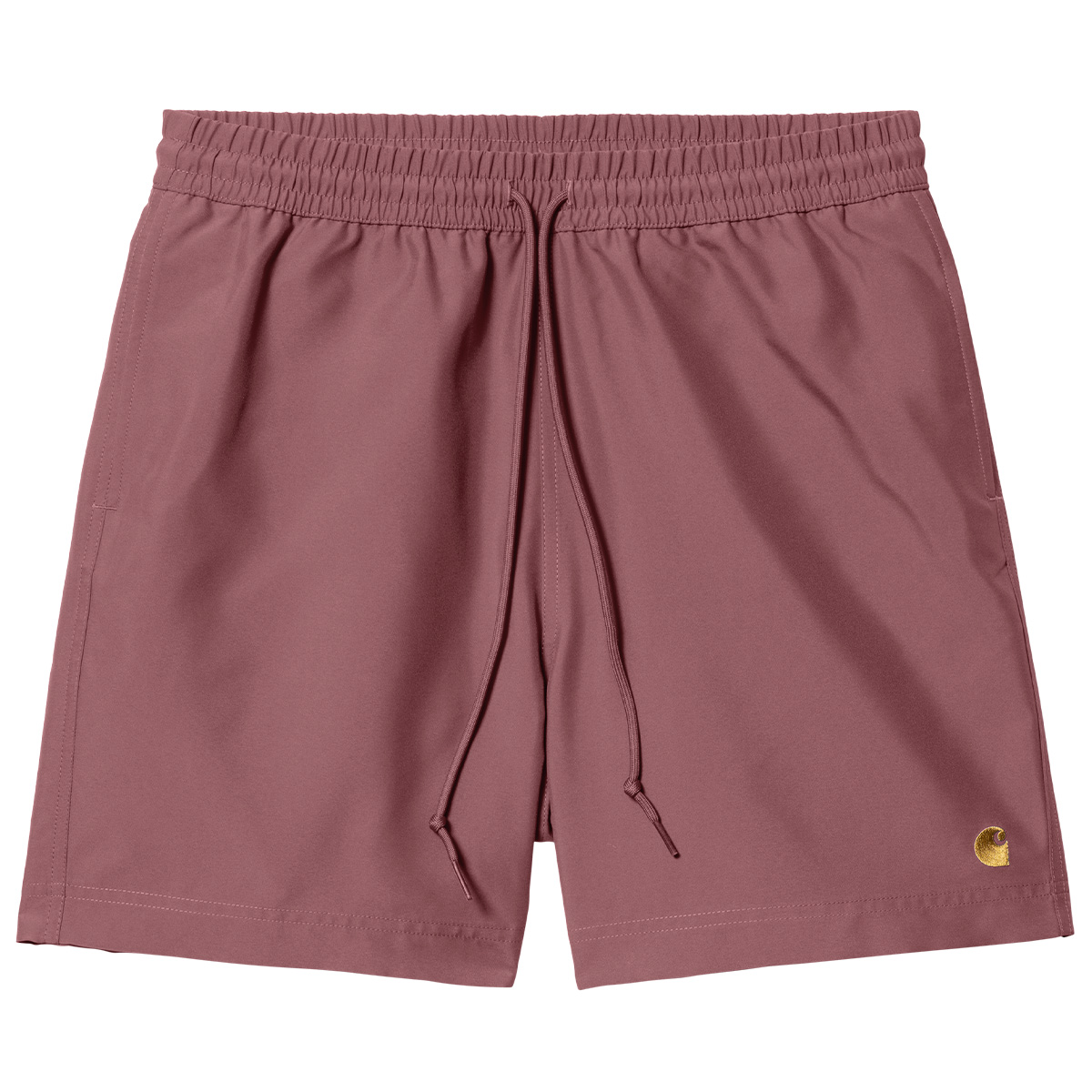 Carhartt WIP Chase Swim Trunks Dusty Fuchsia/Gold
