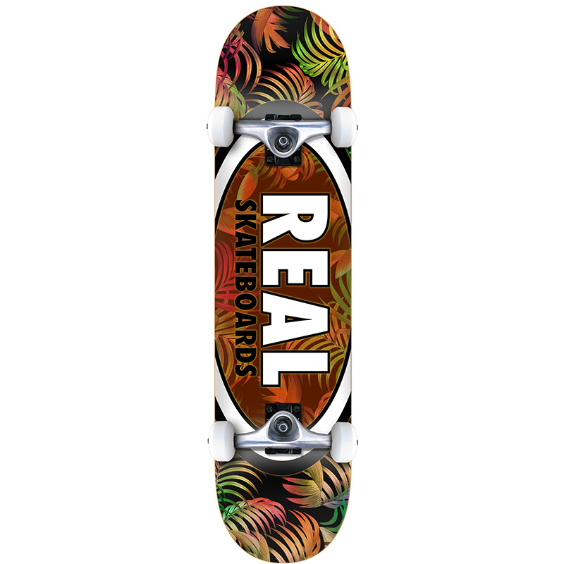 Real Team Tropic Ovals II MD Complete Skateboard 7.75