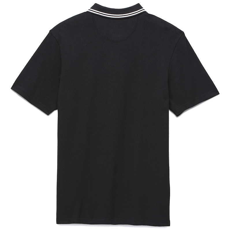 Vans Halecrest Polo Shirt Black Vans Halecrest Polo Shirt Black