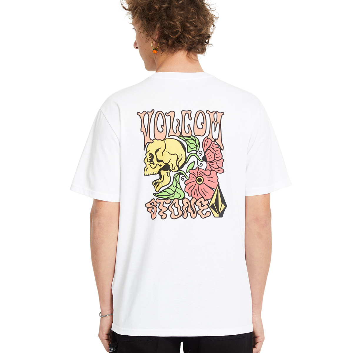 Volcom Tooflow T-Shirt White Volcom Tooflow T-Shirt White
