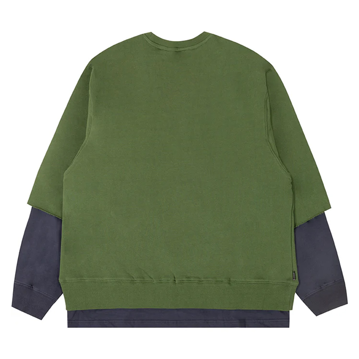 The Hundreds Layer Crewneck Forest Green
