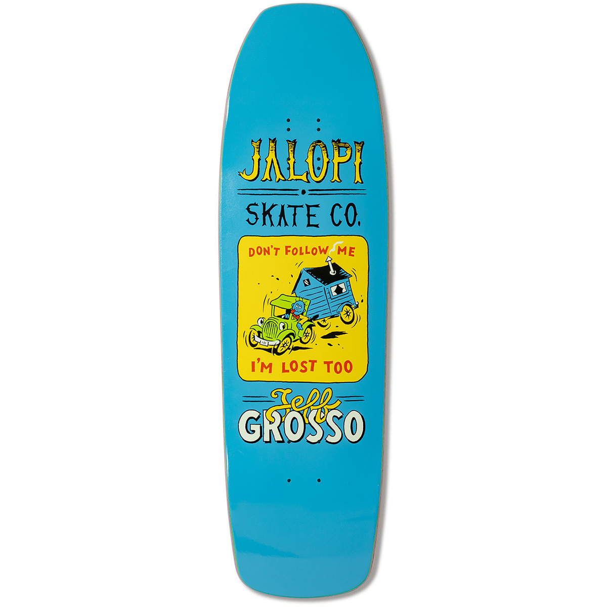 Anti Hero Jalopi Grosso Square Top Rails Skateboard Deck Blue 9.25 Anti Hero Jalopi Grosso Square Top Rails Skateboard Deck Blue 9.25