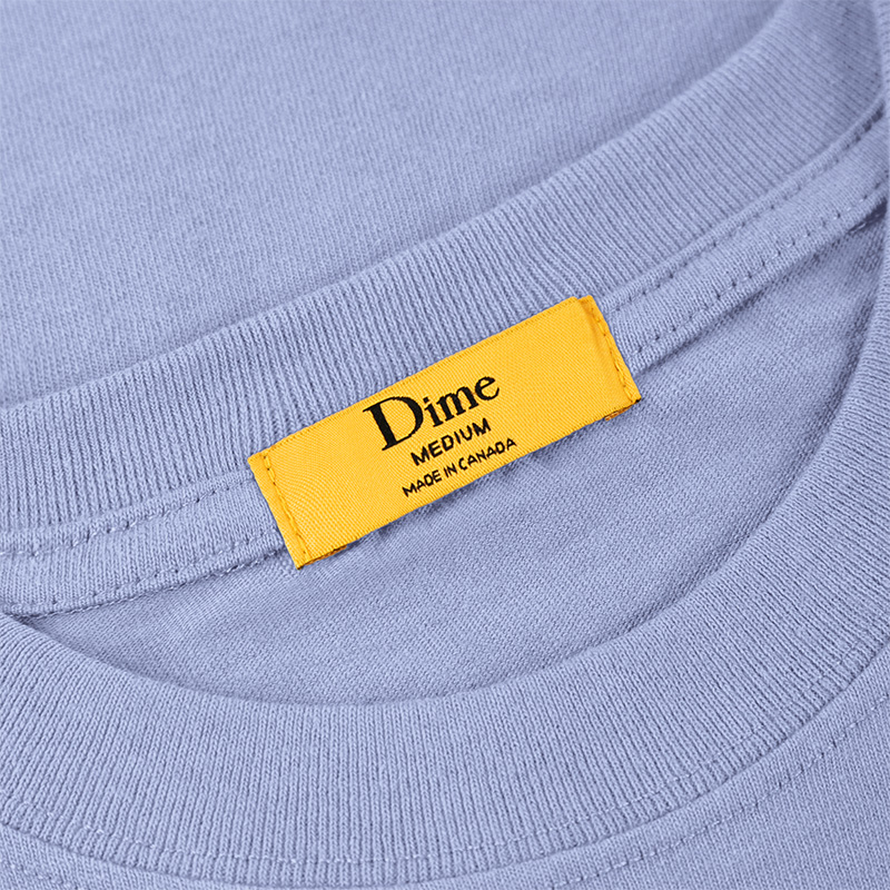 Dime Classic Small Logo T-Shirt Light Indigo Dime Classic Small Logo T-Shirt Light Indigo