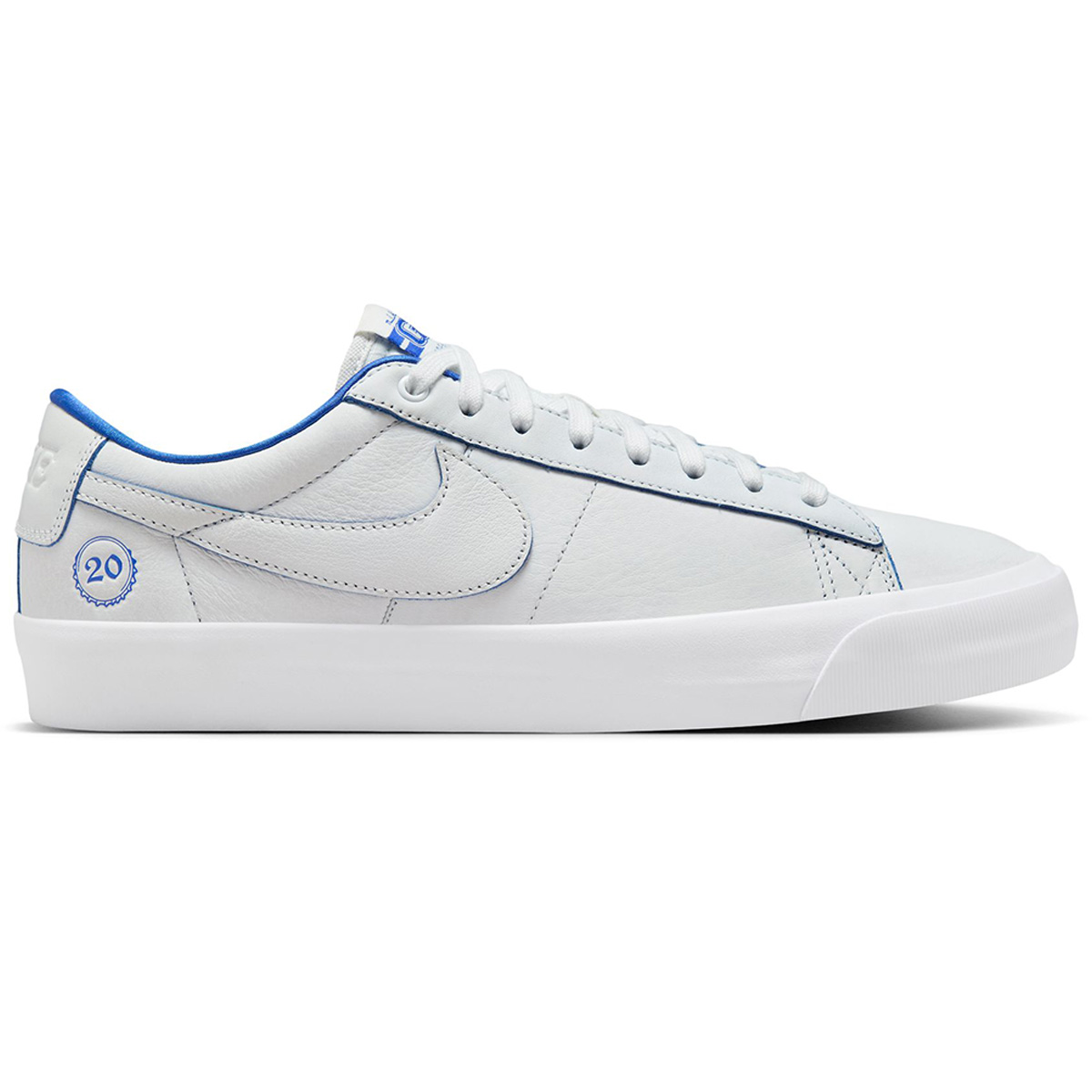Nike SB Zoom Blazer Low Pro GT Summit White/Game Royal-Summit White-White Nike SB Zoom Blazer Low Pro GT Summit White/Game Royal-Summit White-White