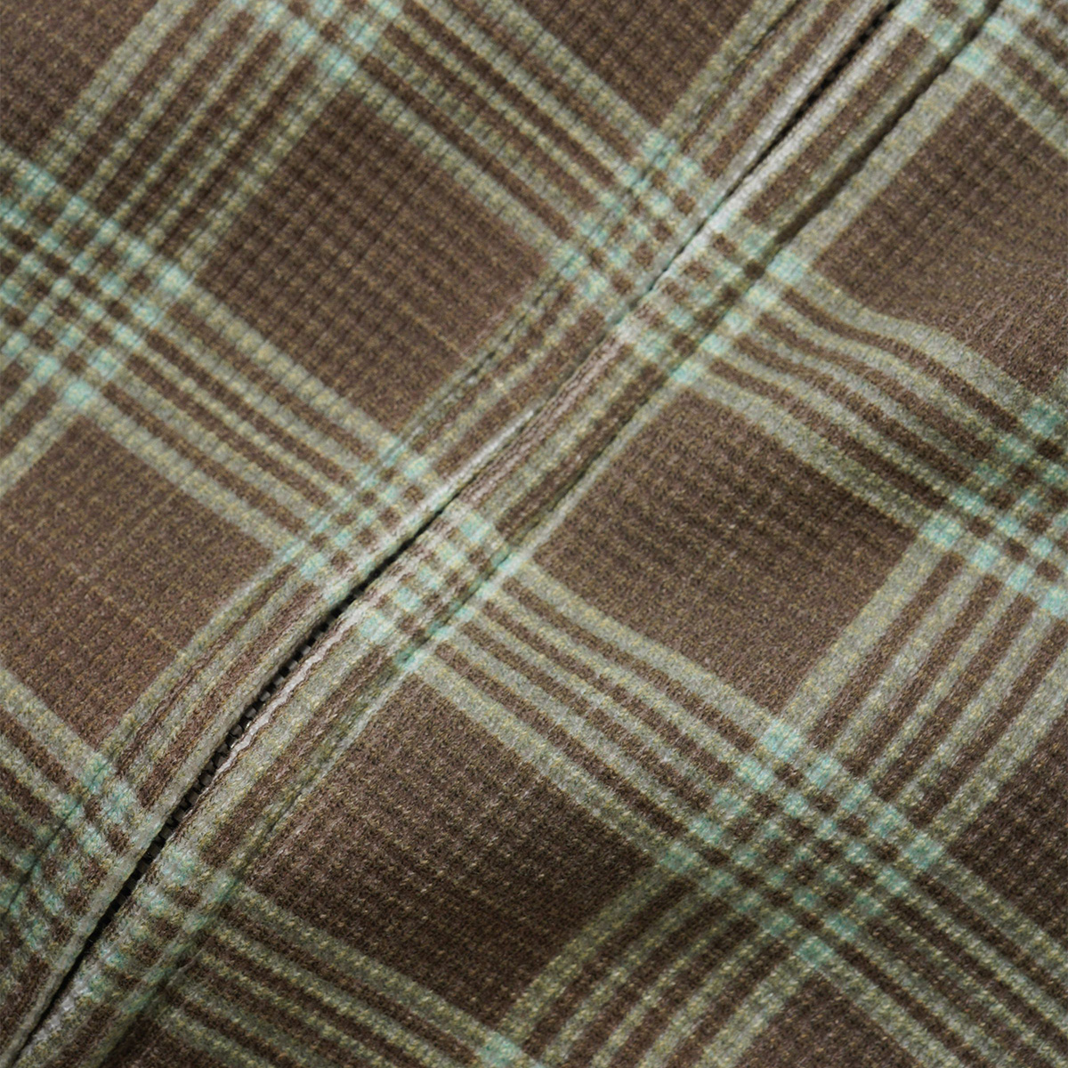 Butter Goods Waffle Zip-Thru Hooded Sweater Plaid Butter Goods Waffle Zip-Thru Hooded Sweater Plaid