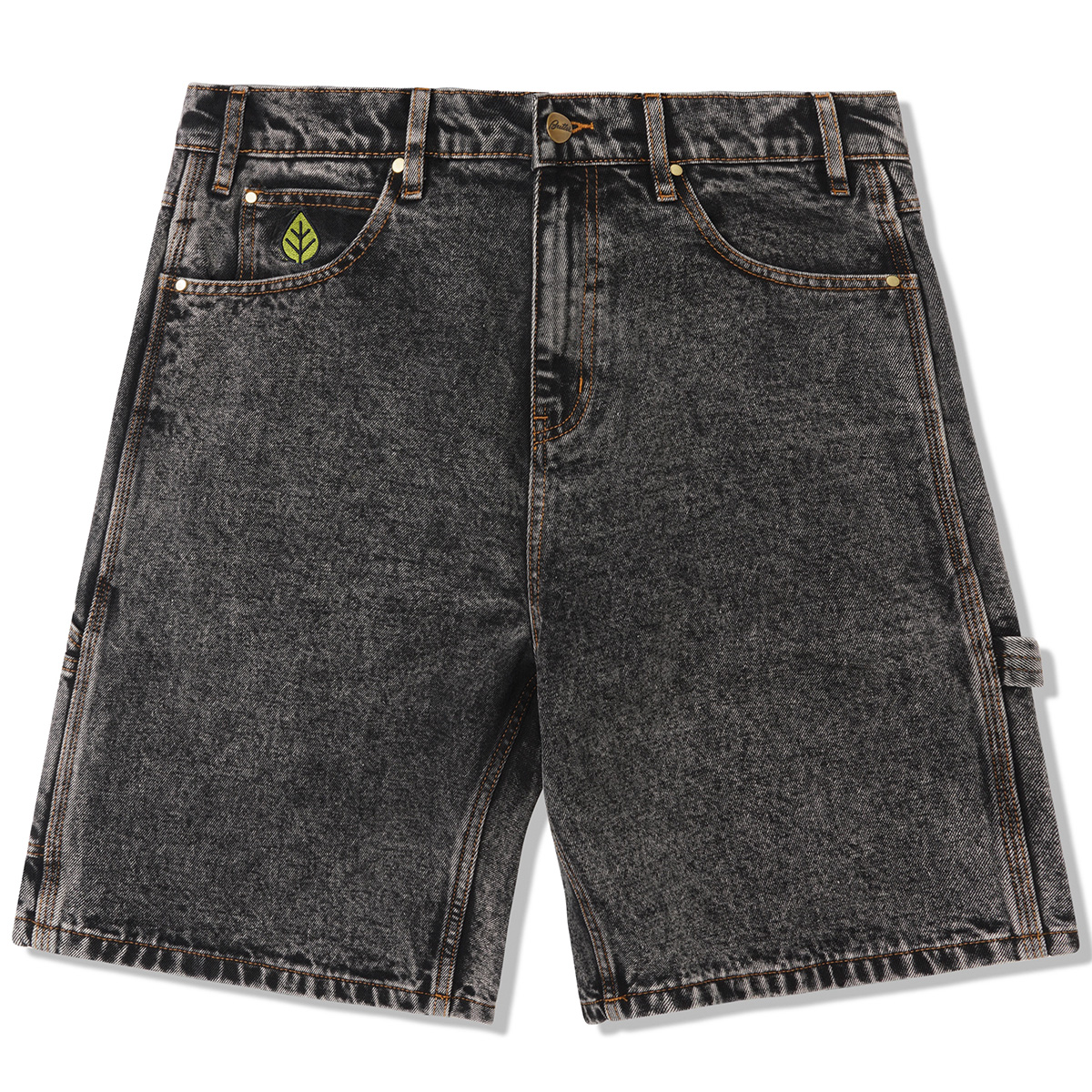 Butter Goods Weathergear Heavy Weight Denim Shorts Gun Metal