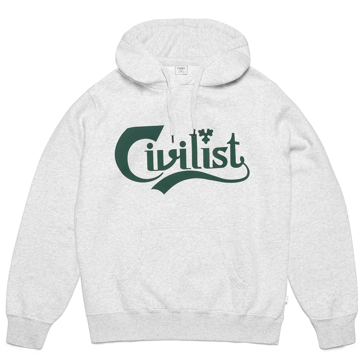 Civilist Karls Berg Hooded Sweater Light Heather Grey Civilist Karls Berg Hooded Sweater Light Heather Grey