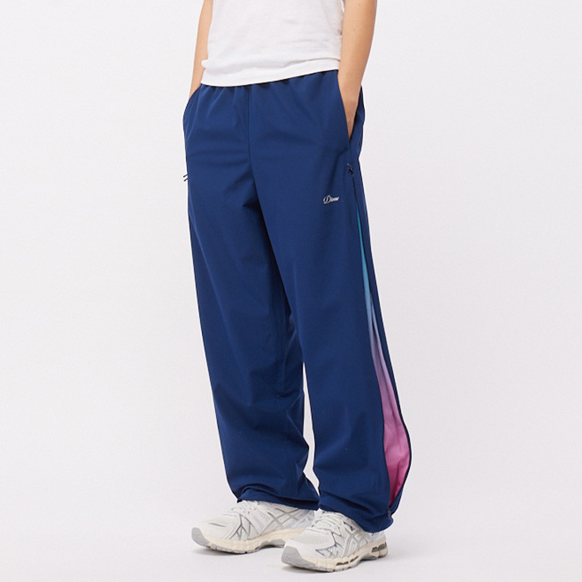 Dime Athletic Zip Pants Dark Blue