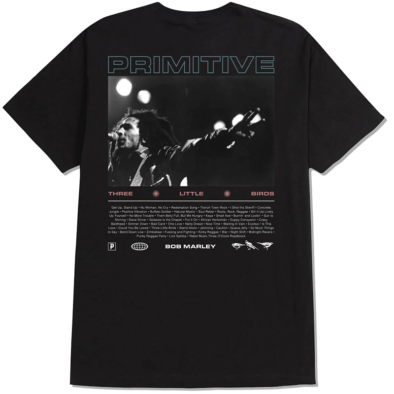 Primitive x Bob Marley Rising Sun T-Shirt Black Primitive x Bob Marley Rising Sun T-Shirt Black