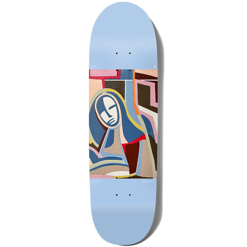Girl Bannerot Bar Girl Blues Skateboard Deck 8.5 Girl Bannerot Bar Girl Blues Skateboard Deck 8.5