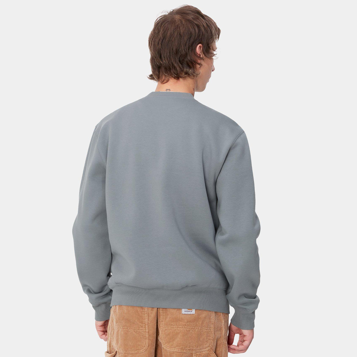 Carhartt WIP Carhartt Sweater Dove Grey/Wax Carhartt WIP Carhartt Sweater Dove Grey/Wax