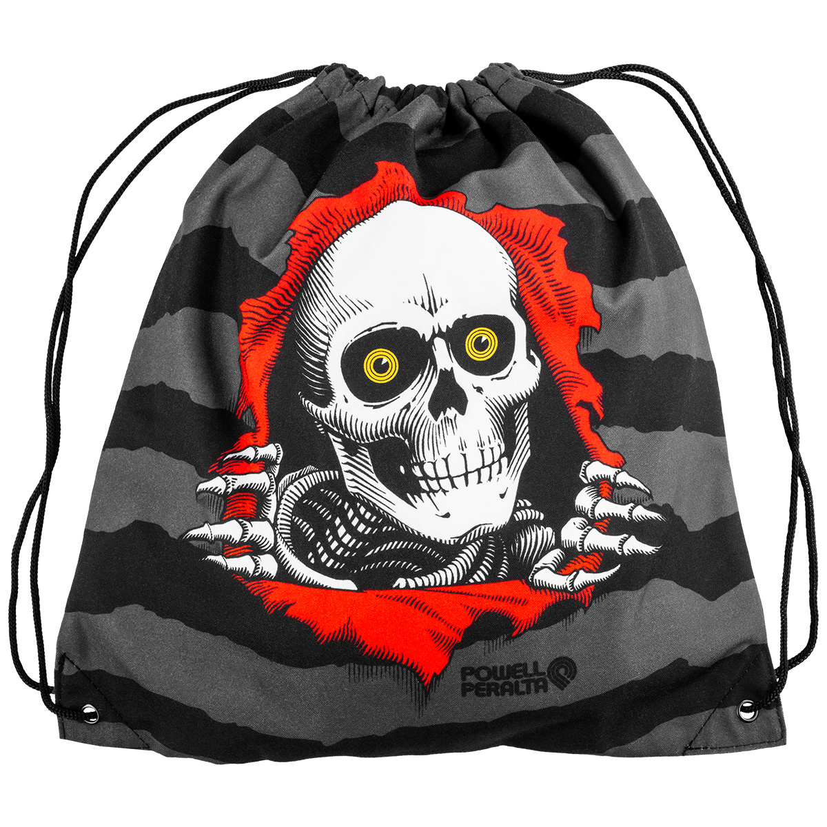 Powell Peralta Ripper Zipper Pocket Drawstring Bag