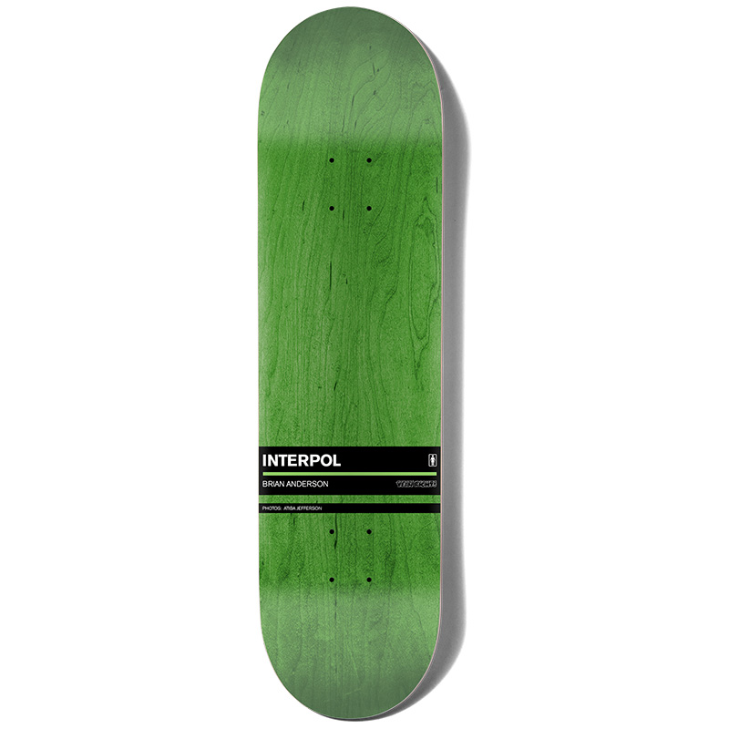 Girl Anderson Atiba Interpol Skateboard Deck 8.5