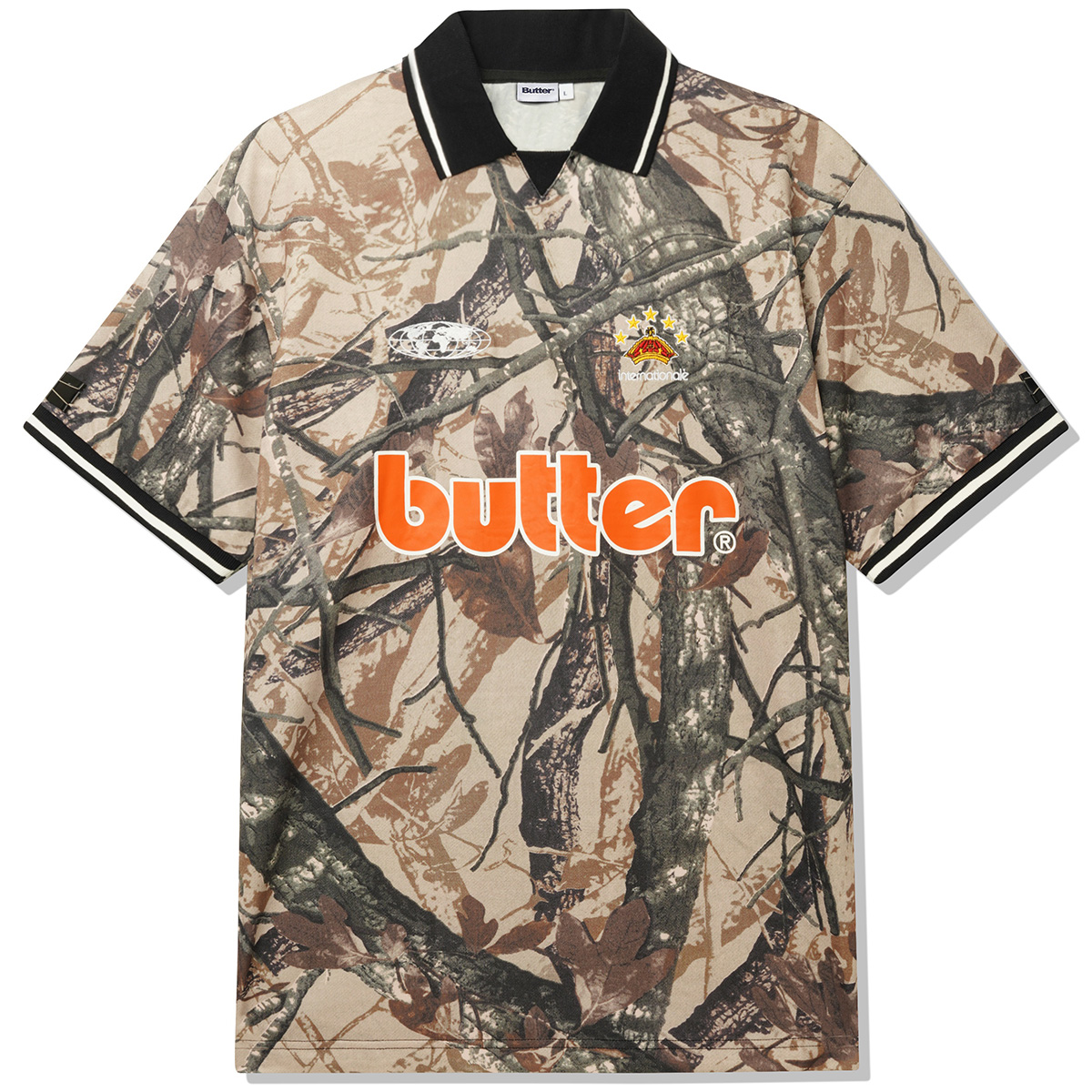 Butter Goods Foliage Camo Jersey Tan Butter Goods Foliage Camo Jersey Tan