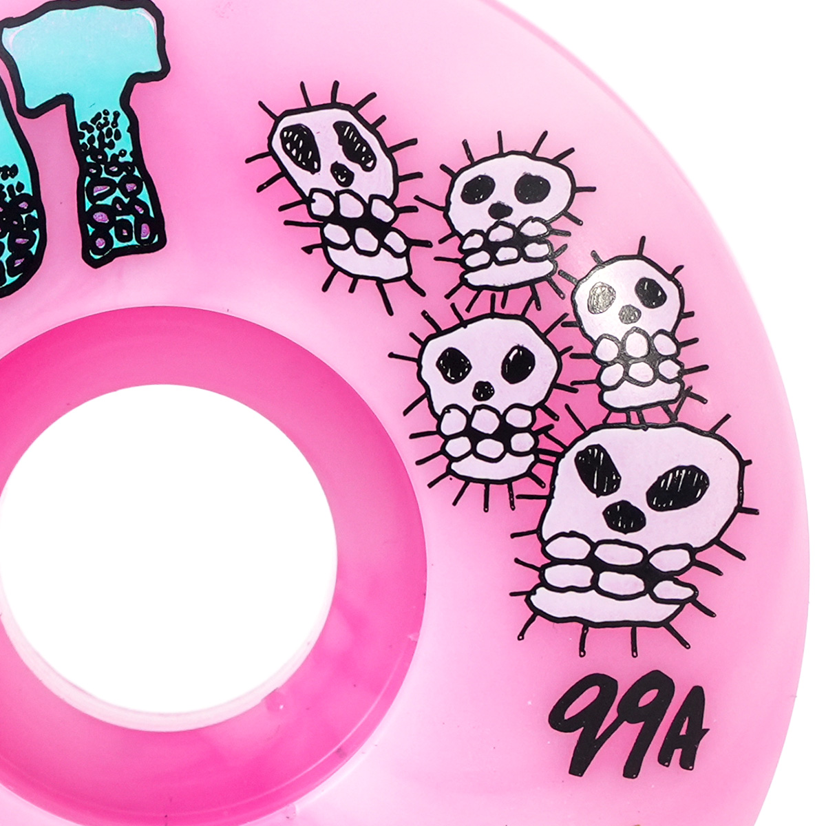 Snot Franky Skulls Classic Wheels Pink Swirl 99a 53mm
