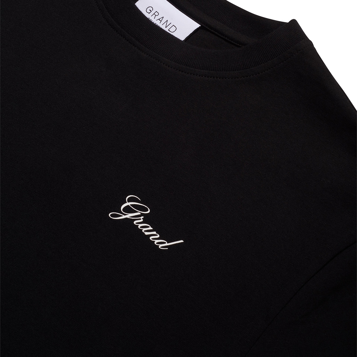 Grand Collection Script T-Shirt Black