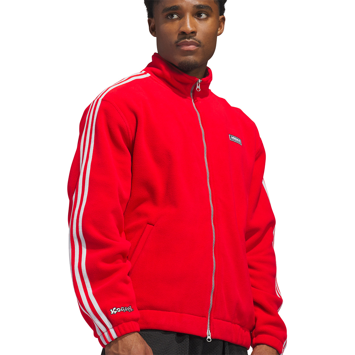 Adidas Kogan Jacket Better Scarlet/Light Solid Grey