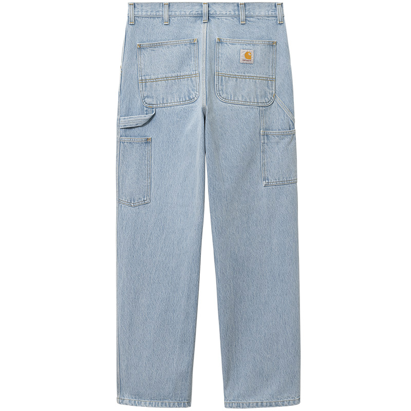 Carhartt WIP Single Knee Pant Blue Heavy Stone Bleached