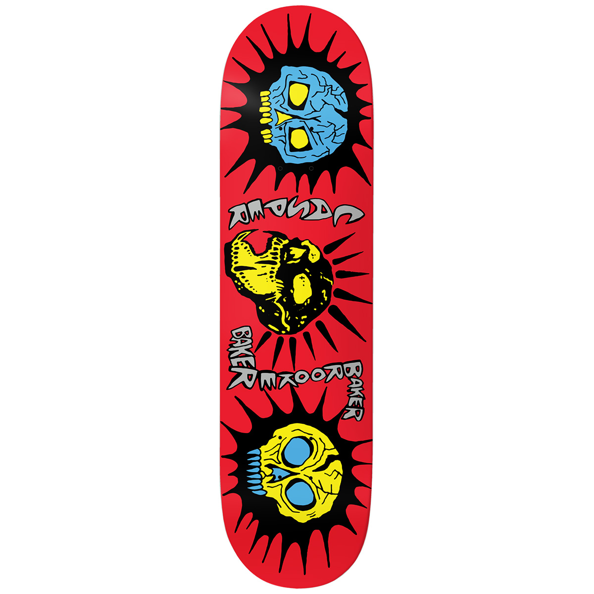 Baker Casper Brooker Wide Jaw Skateboard Deck 8.475 Baker Casper Brooker Wide Jaw Skateboard Deck 8.475