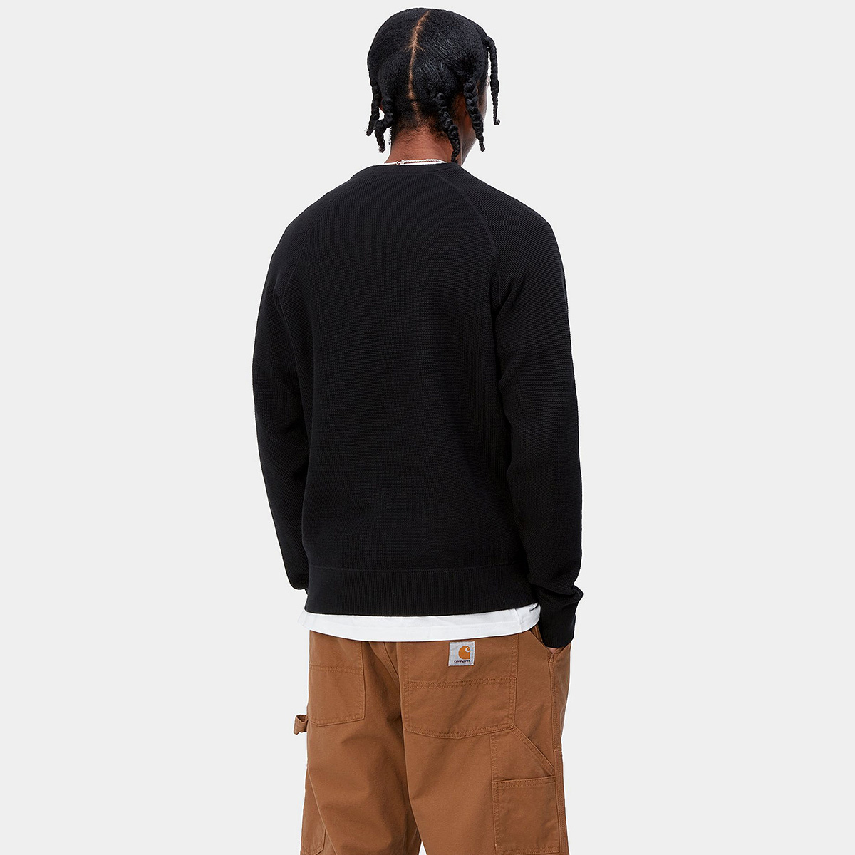 Carhartt WIP Chase Sweater Black/Gold Carhartt WIP Chase Sweater Black/Gold