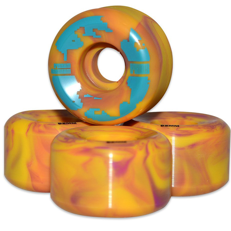 Wayward Swirl Formula Funnel Cut Purple/Yellow Wheels 83B 52mm