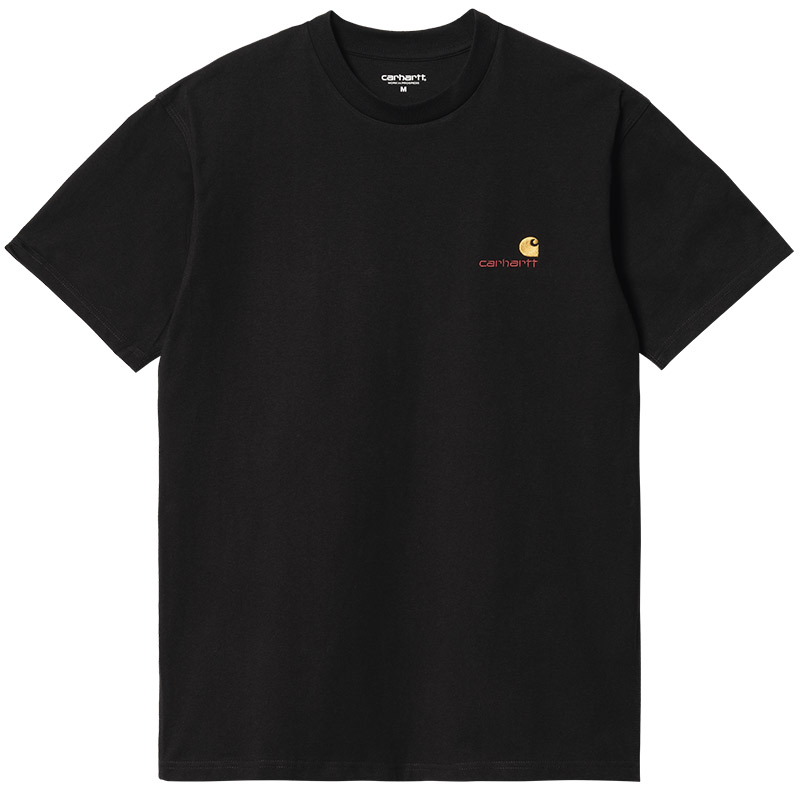 Carhartt WIP American Script T-Shirt Black Carhartt WIP American Script T-Shirt Black