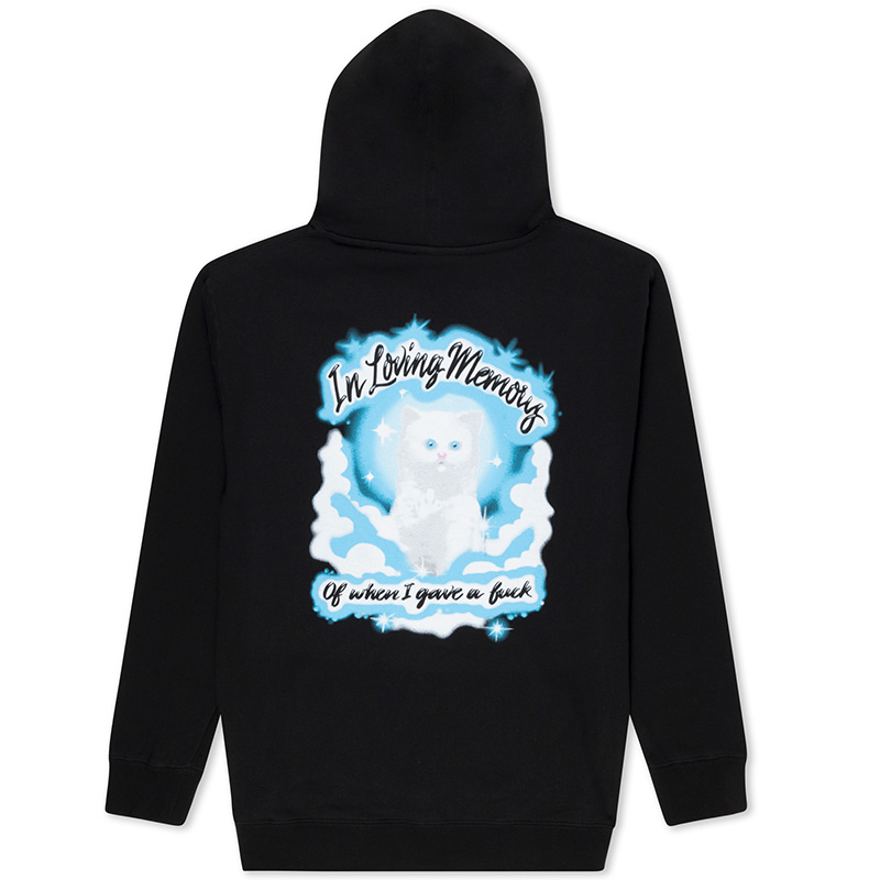 RIPNDIP In Loving Memory Hoodie Black RIPNDIP In Loving Memory Hoodie Black