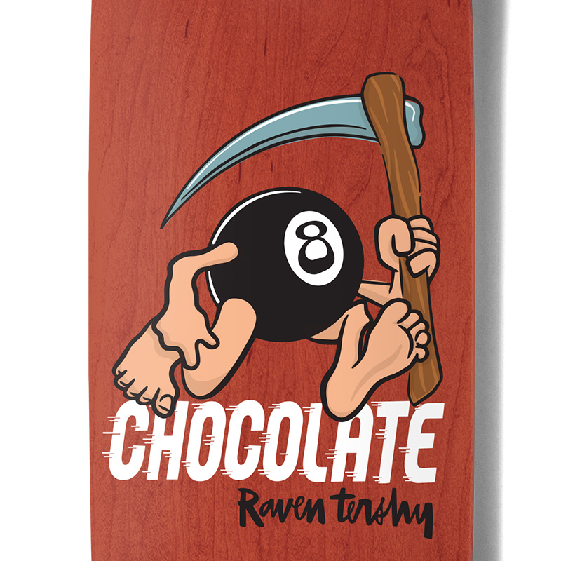 Chocolate Tershy Eightballer Skateboard Deck Couch 9.25