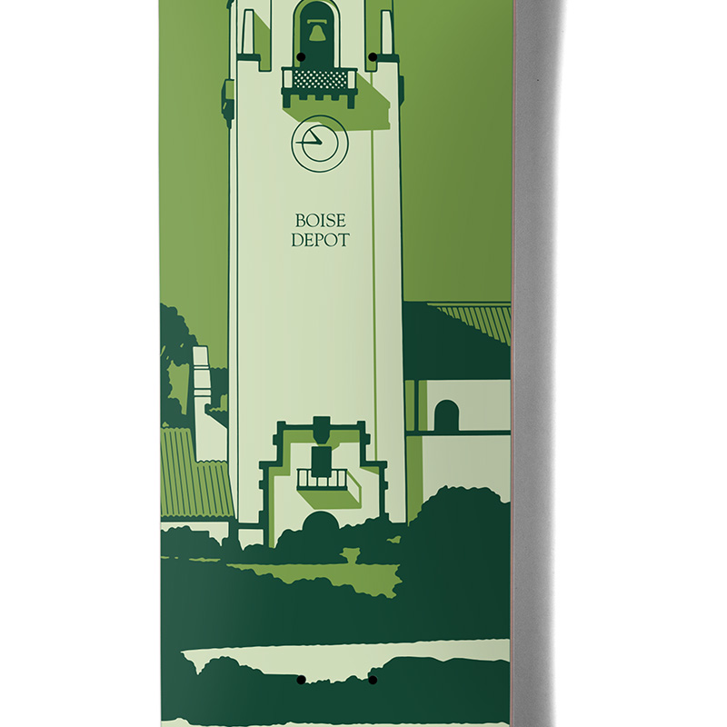 Chocolate Capps City Series 23 Skateboard Deck 8.5 Chocolate Capps City Series 23 Skateboard Deck 8.5