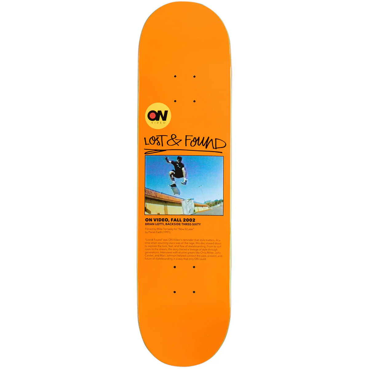 On Video Lost & Found Skateboard Deck 8.0