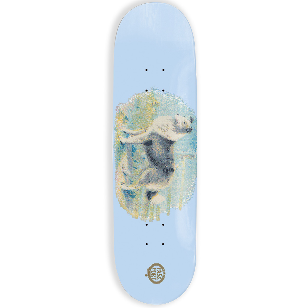 Pass Port Collie Hybrid Vigour Series Skateboard Deck 8.125 Pass Port Collie Hybrid Vigour Series Skateboard Deck 8.125