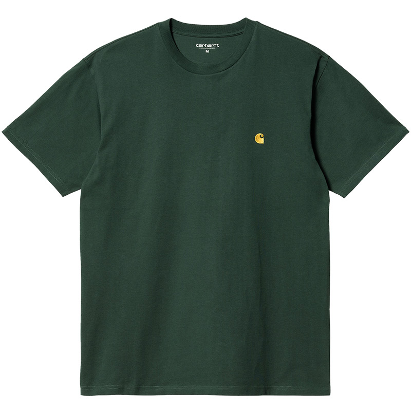 Carhartt WIP Chase T-Shirt Discovery Green/Gold Carhartt WIP Chase T-Shirt Discovery Green/Gold