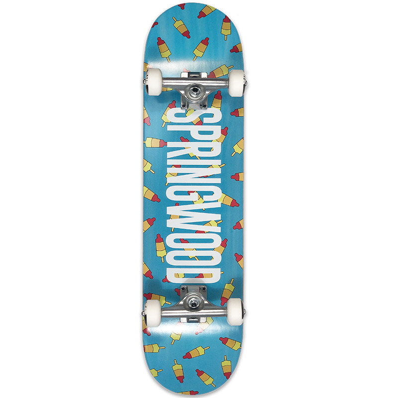 Springwood Rocket Air Complete Skateboard Turquoise 8.0