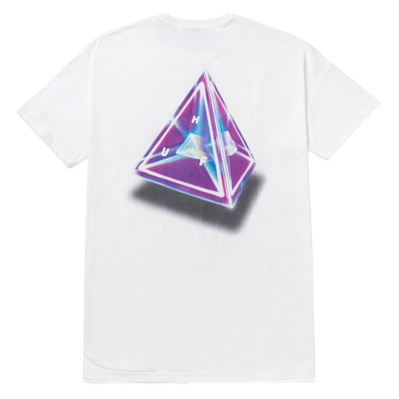 HUF Tesseract Tt T-Shirt White HUF Tesseract Tt T-Shirt White