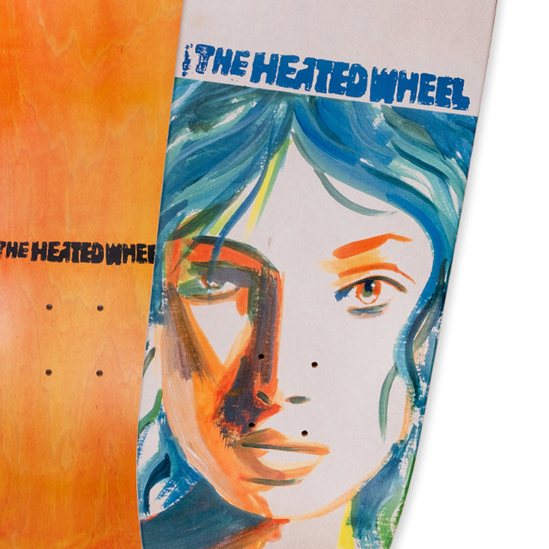 The Heated Wheel Jacklyn Skateboard Deck 9.5 The Heated Wheel Jacklyn Skateboard Deck 9.5