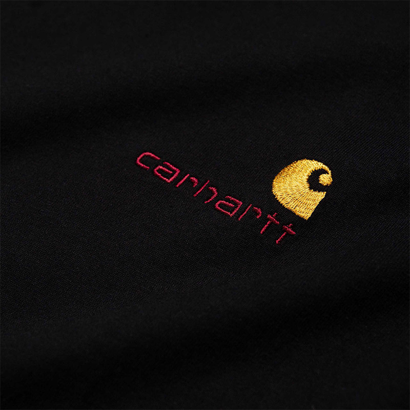 Carhartt WIP American Script T-Shirt Black Carhartt WIP American Script T-Shirt Black