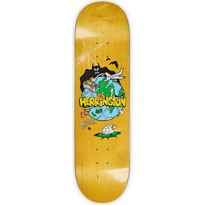 Polar Aaron Herrington Planet Skateboard Deck 8.625 Polar Aaron Herrington Planet Skateboard Deck 8.625