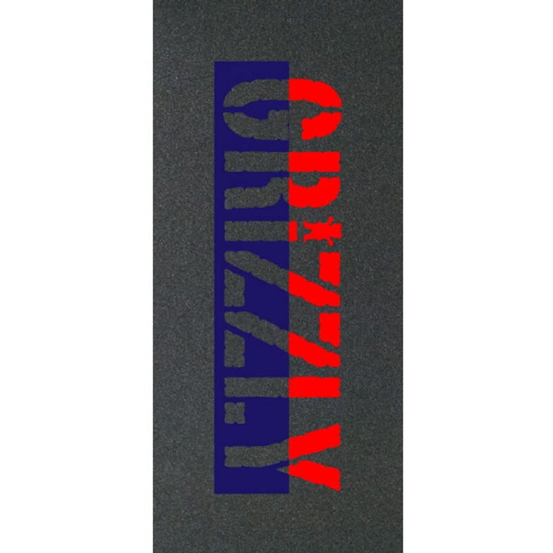 Grizzly Two Faced Griptape Sheet Red/Blue 1