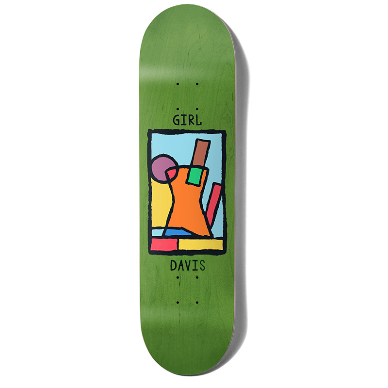 Girl Rowan Davis Tangram Skateboard Deck 8.5