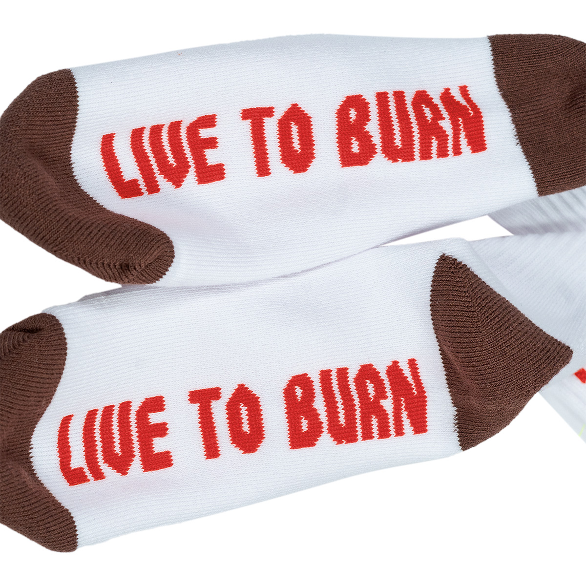 Spitfire Bighead Socks White/Burgundy/Red