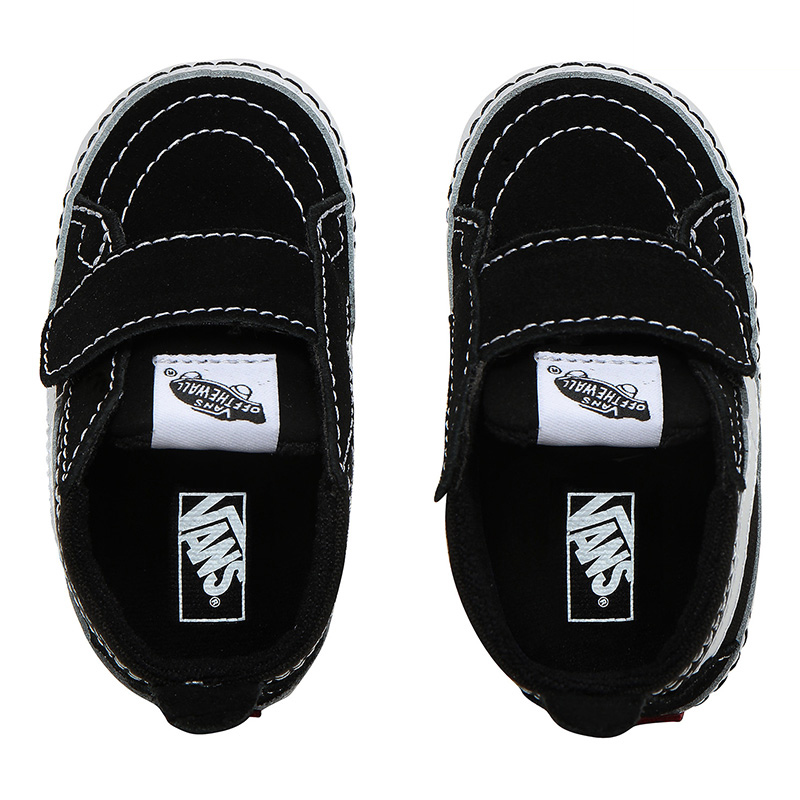 Vans In Sk8-Hi Crib Black/True White Vans In Sk8-Hi Crib Black/True White
