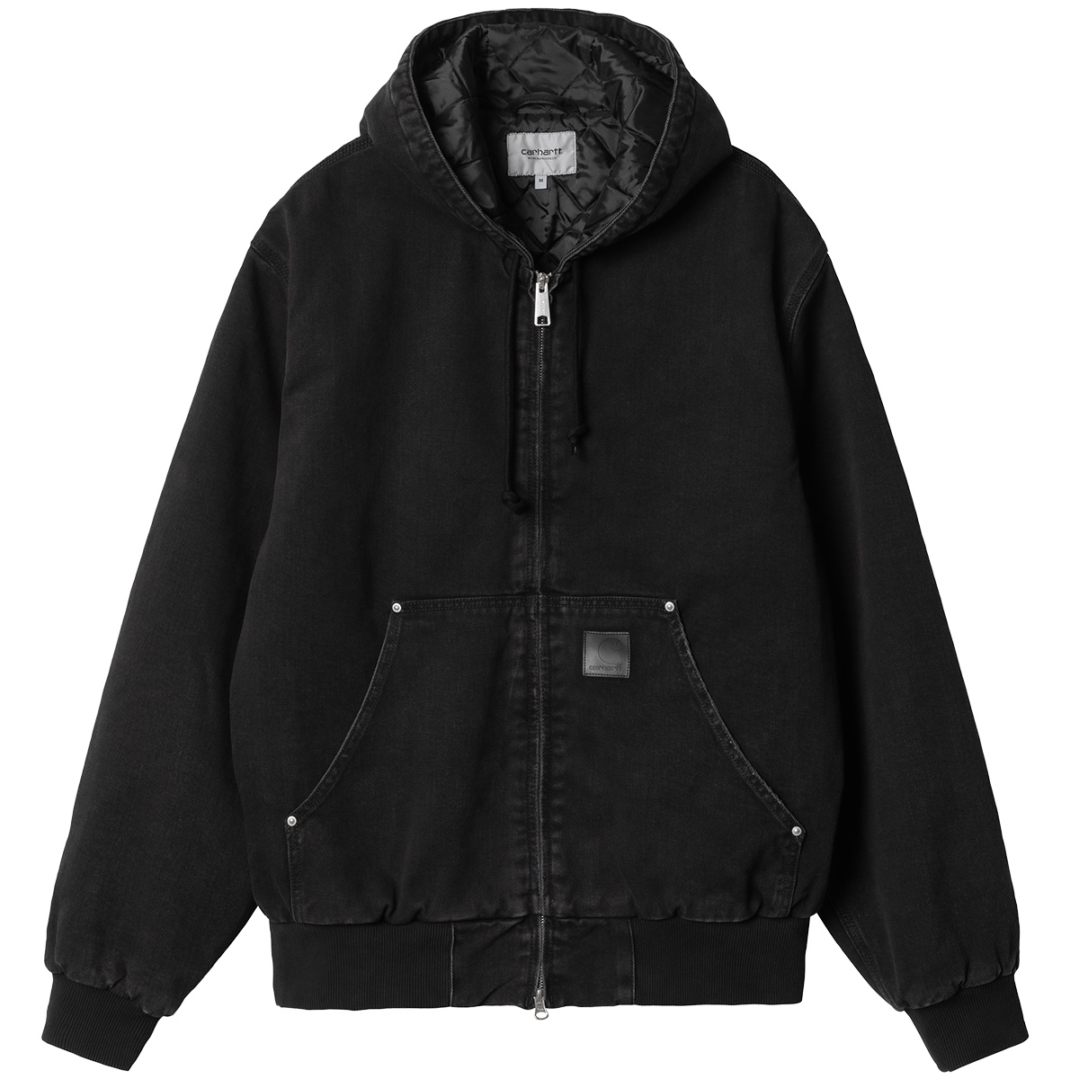 Carhartt WIP OG Active Rivet Jacket Black Stone Washed Carhartt WIP OG Active Rivet Jacket Black Stone Washed