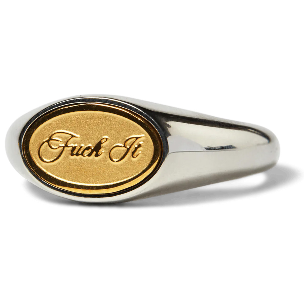 HUF Fuck It Signet Ring Silver HUF Fuck It Signet Ring Silver