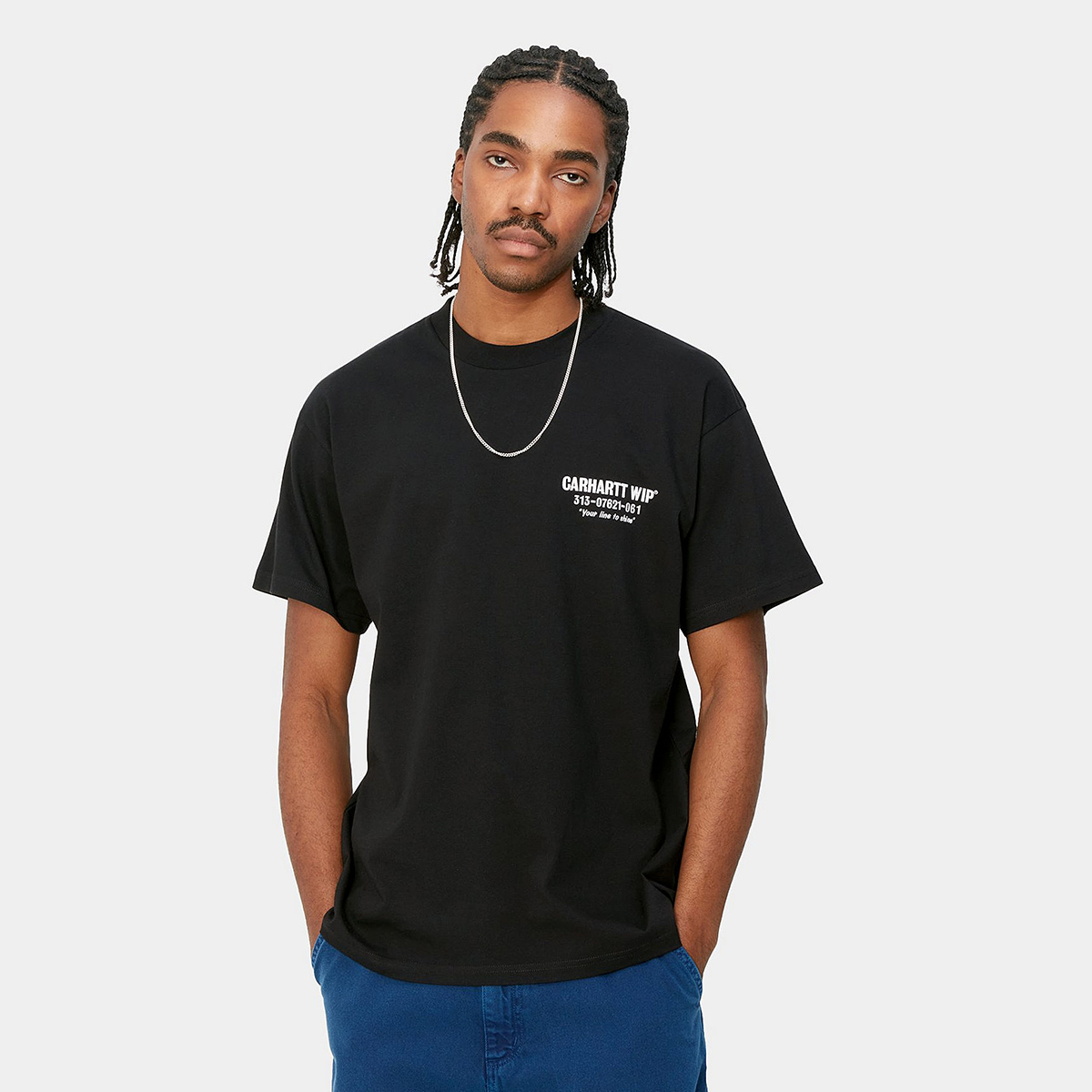Carhartt WIP Less Troubles T-Shirt Black / White
