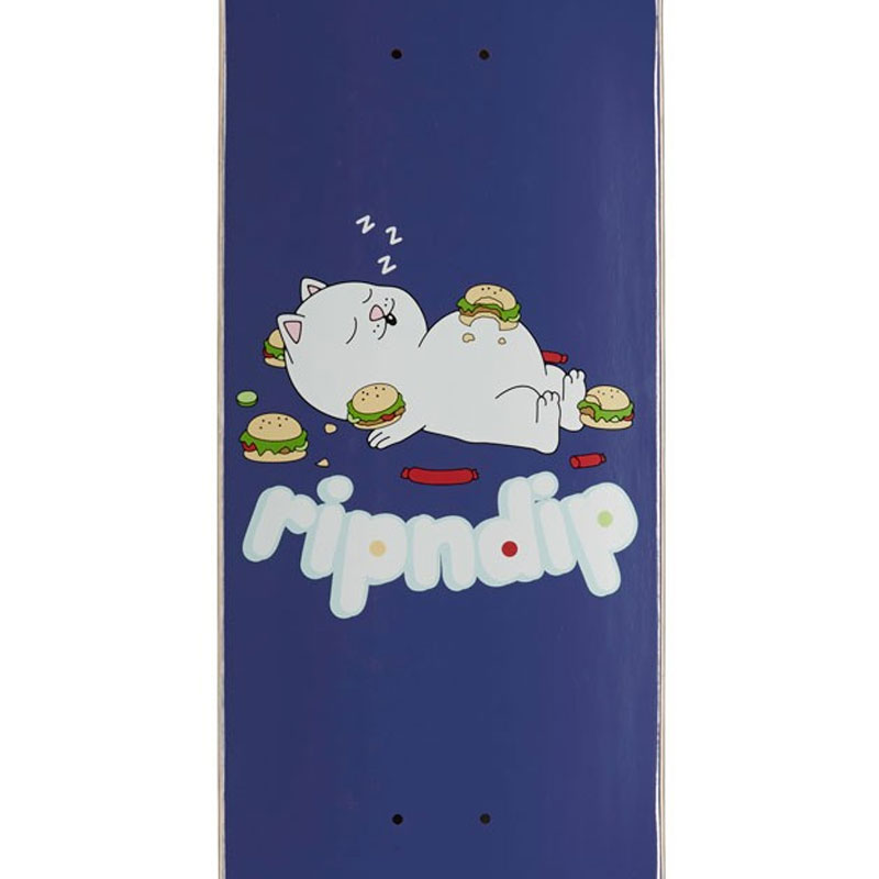 RIPNDIP Fat Hungry Baby Skateboard Deck Purple 8.25 RIPNDIP Fat Hungry Baby Skateboard Deck Purple 8.25